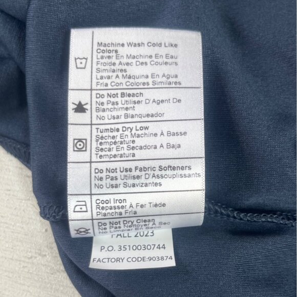 Carhartt Force Relaxed Fit Polo Shirt Womens Large Blue New Moisture Wicking - Picture 9 of 11